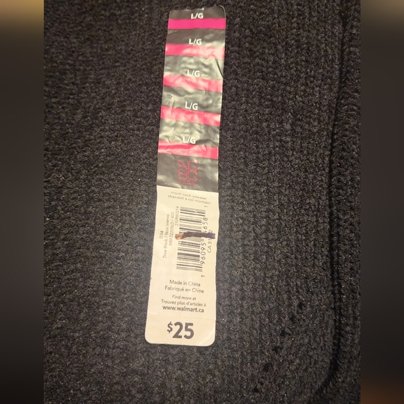 No Bounderies Woman's Mock Neckline Sweater Size L NWT - Picture 7 of 11